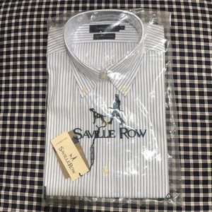 Saville Row Egyptian Cotton Button Up NWT